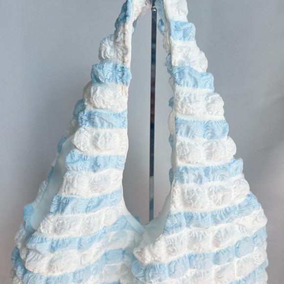 Puffer Tote Bag for Women Quilted Puffy Bubble Hobo Bag Cotton. Nwot - Picture 10 of 10